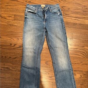 MOTHER DENIM!!Mid rise dazzler ankle